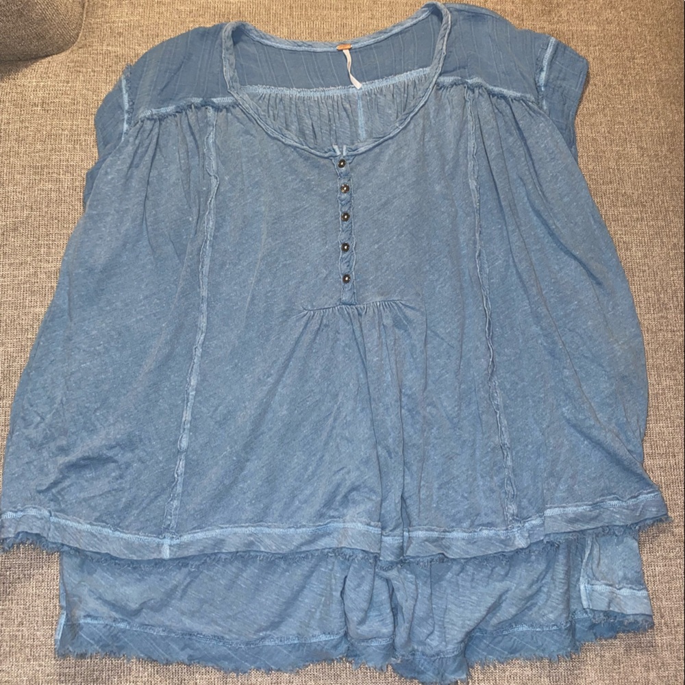 Free People Oversized Tee